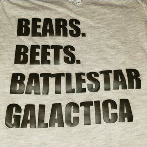 BEARS BEETS BATTLESTAR GALACTICA The Office Unisex Toddler 12M PREOWNED    B1